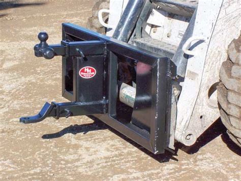 skid steer trailer mover attachment|skid steer ball hitch attachment.